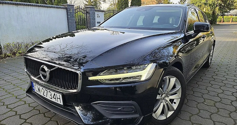 Volvo V60 cena 88000 przebieg: 161000, rok produkcji 2019 z Włocławek małe 277